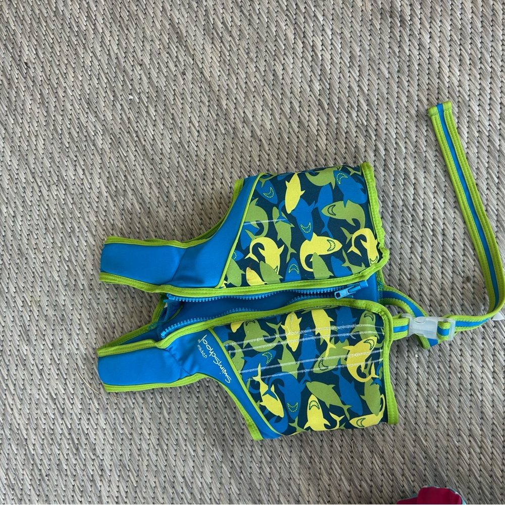 Infant Blue and Green Life Jacket